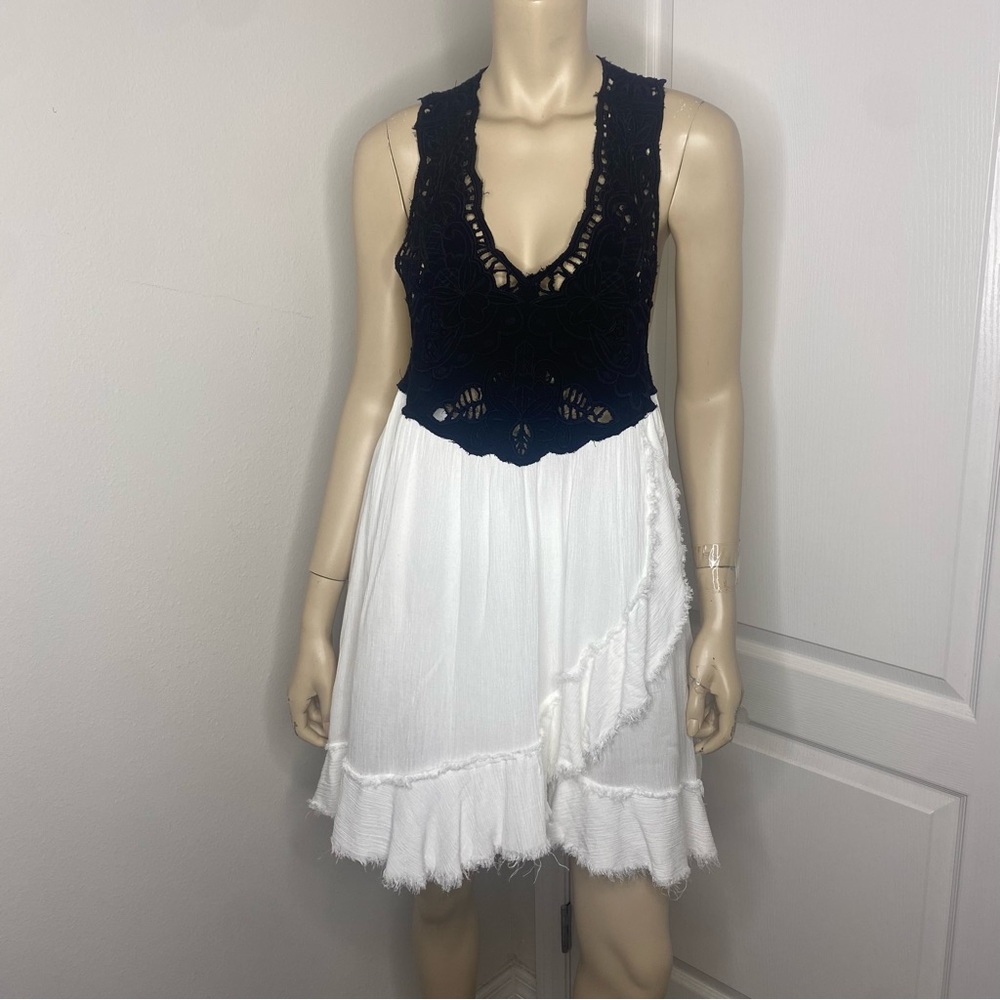 Free People Kissed By The Waves Mini Dress